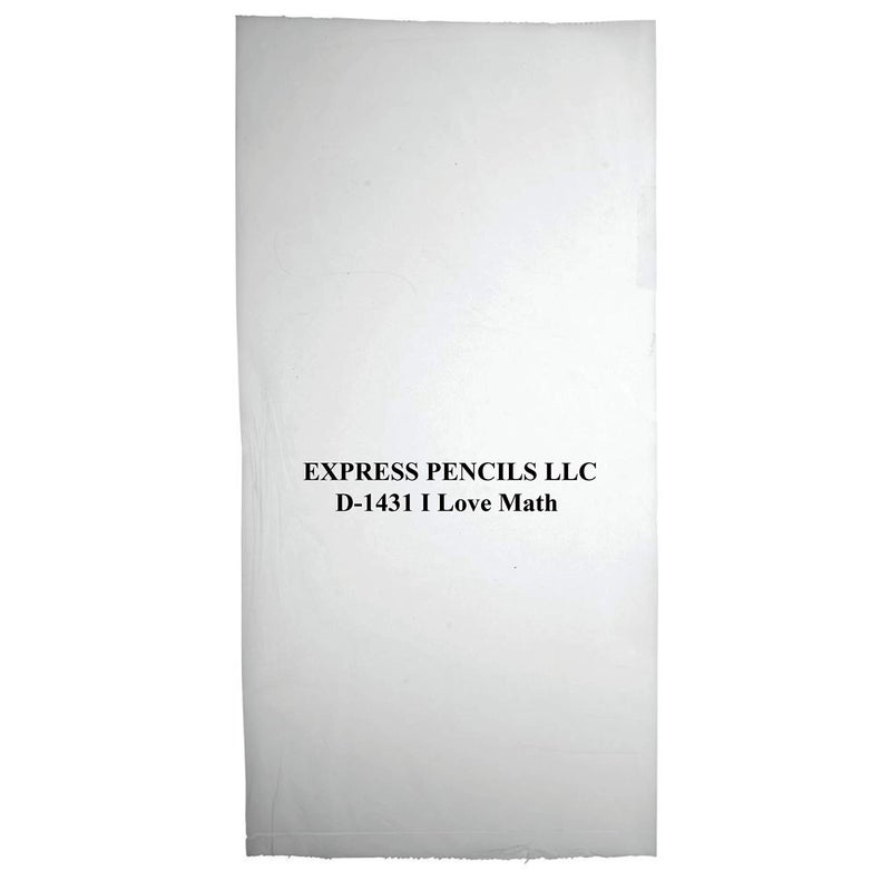 Express Pencils D1431 I Love Math - 36 Qty Package - School Pencils - Image 3